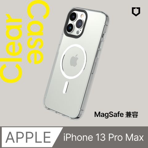 【犀牛盾】iPhone 13 Pro Max(6.7吋) Clear(MagSafe 兼容)超強磁吸透明防摔手機殼(抗黃終生保固)