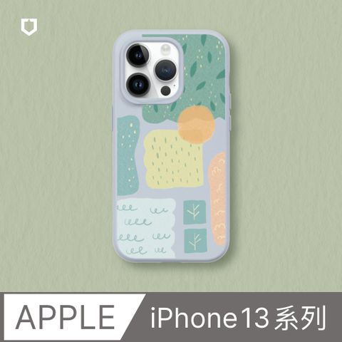 RHINOSHIELD 犀牛盾 iPhone 13系列SolidSuit防摔背蓋手機殼獨家設計-森林幾何(多色可選)