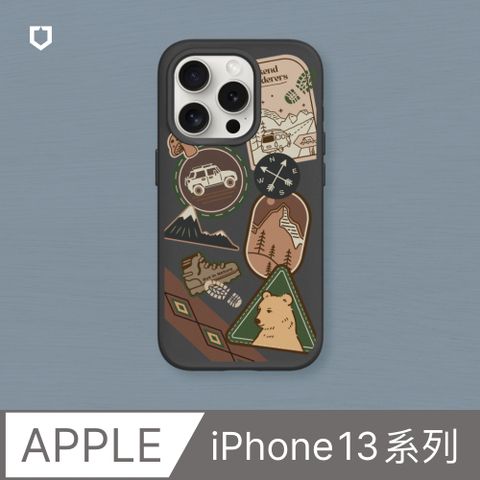 【犀牛盾】iPhone 13系列SolidSuit防摔背蓋手機殼∣獨家設計-回訪自然(多色可選)