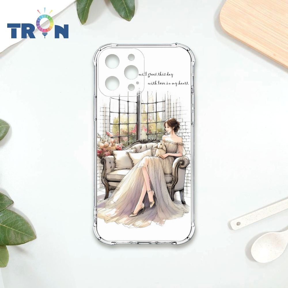  TRON IPhone 13 PRO MAX 優雅的女人 四角防摔殼 手機殼