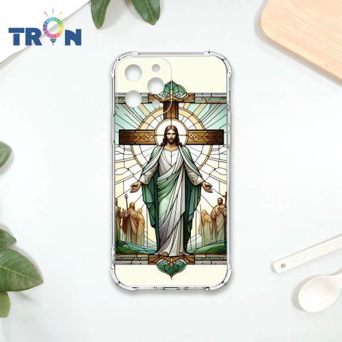 TRON IPhone 13 PRO MAX 耶穌彩繪玻璃 四角防摔殼 手機殼