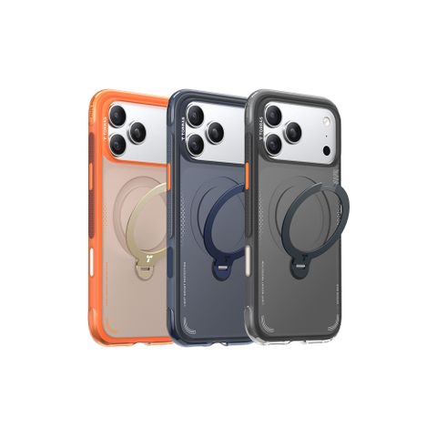 TORRAS Ostand Spin Air iPhone 17系列 磁吸四象限旋轉支架氣囊防摔手機殼