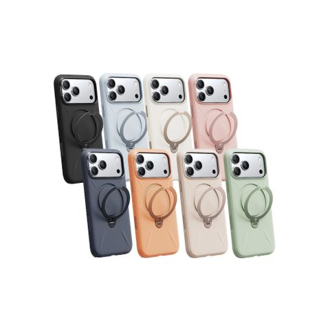 TORRAS Ostand Spin Silicone iPhone17系列磁吸四象限旋轉支架手機殼