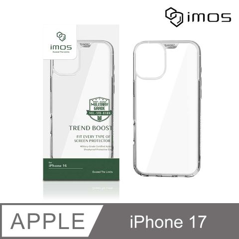 iMOS Apple iPhone 17 6.3吋 TREND BOOST 軍規認證雙料防震保護殼