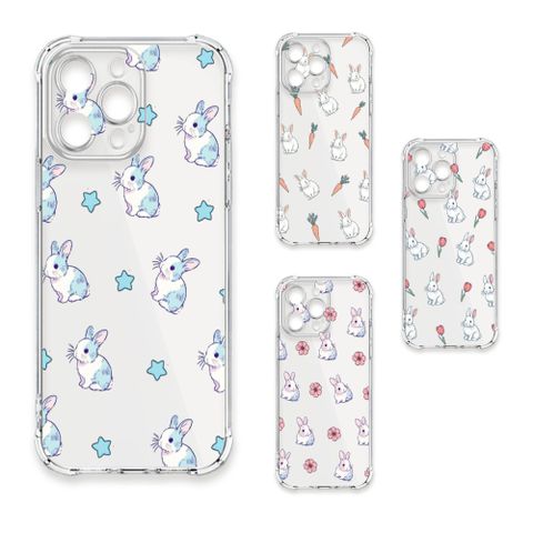 TRON iPhone 17 手繪小兔子 四角防摔 軟殼 手機殼