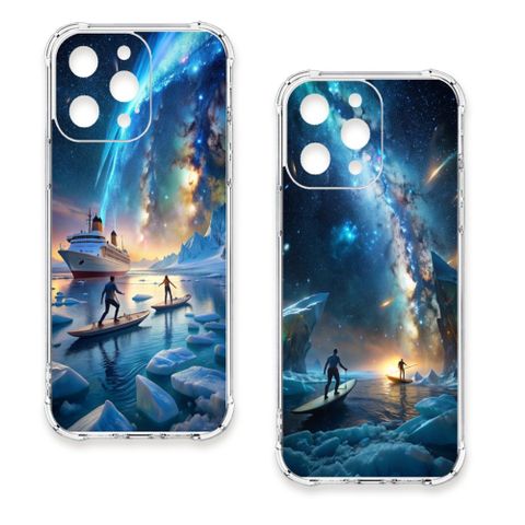 TRON iPhone 17 Air 冰川上的划船 四角防摔 軟殼 手機殼