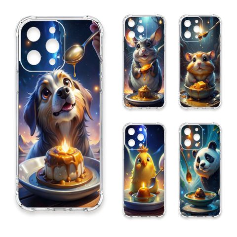 TRON iPhone 17 Air 吃布丁的動物 四角防摔 軟殼 手機殼