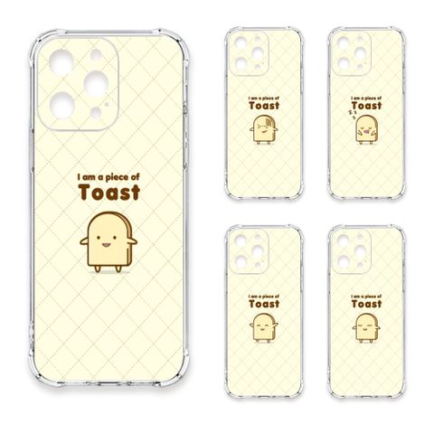 TRON iPhone 17 Air 吐司麵包君心情系列 四角防摔 軟殼 手機殼