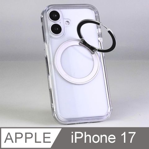 Moxbii 極空戰甲(For iPhone 17)旋轉磁吸支架 手機殼 不變黃保固 magsafe磁吸 360度旋轉