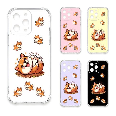 TRON iPhone Air 柴犬翻滾 四角防摔 軟殼 手機殼