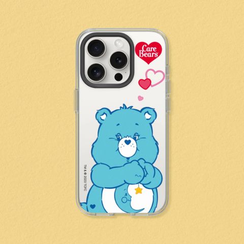 RHINOSHIELD 犀牛盾 iPhone 15系列Clear透明防摔手機殼Care Bears系列-Bedtime Bear