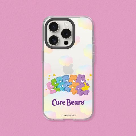 【犀牛盾】iPhone 14系列Clear透明防摔手機殼｜Care Bears系列-雲朵綿綿