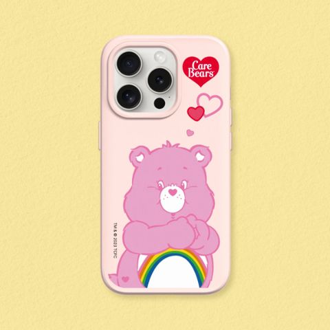 RHINOSHIELD 犀牛盾 iPhone 15系列SolidSuit防摔背蓋手機殼Care Bears系列-Cheer Bear(多色可選)