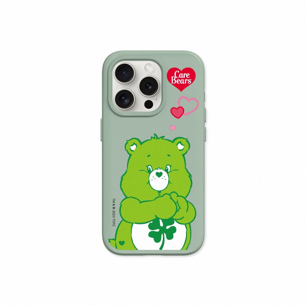 RHINOSHIELD 犀牛盾 iPhone 15系列SolidSuit防摔背蓋手機殼Care Bears系列-Good Luck Bear(多色可選)