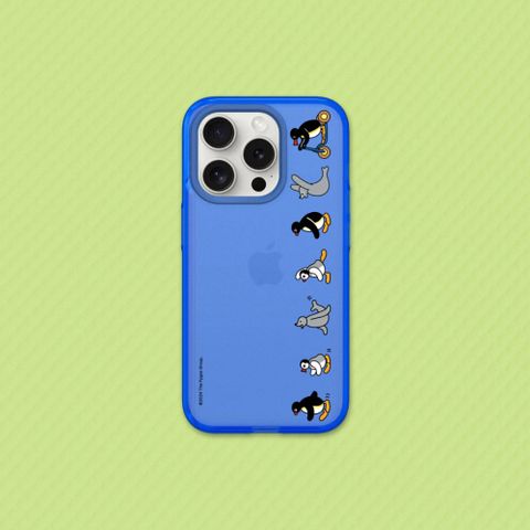 【犀牛盾】iPhone 14系列JellyTint透明防摔手機殼｜Pingu企鵝家族-出發吧！