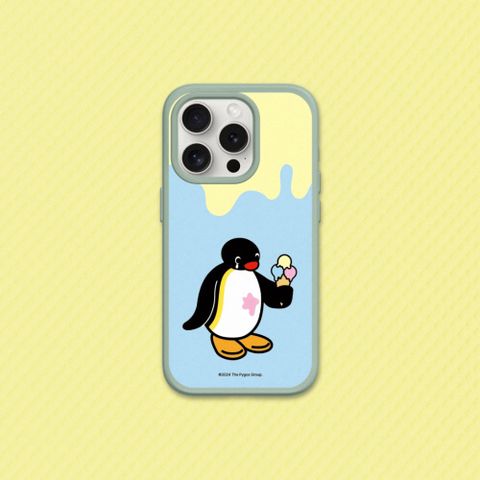 RHINOSHIELD 犀牛盾 iPhone 11系列SolidSuit防摔背蓋手機殼Pingu企鵝家族系列-Pingu - 我的冰淇淋(多色)