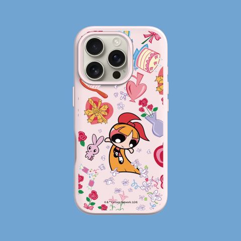 【犀牛盾】iPhone 16系列SolidSuit(MagSafe兼容)防摔手機殼｜飛天小女警系列-花花