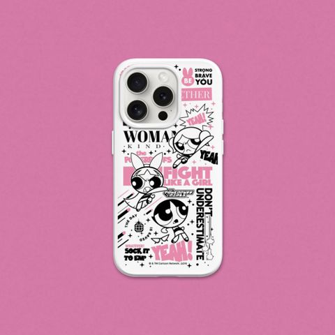 【犀牛盾】iPhone 14系列SolidSuit防摔背蓋手機殼｜飛天小女警系列-女孩的力量海報款(多色可選)