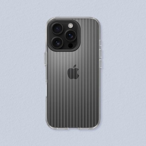 iPhone 15系列Clear透明防摔手機殼-獨家設計玻璃紋理-長虹玻璃
