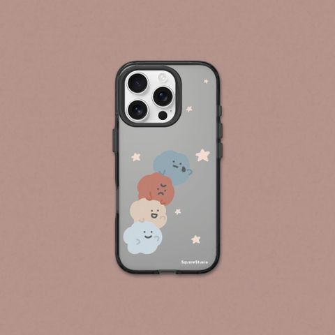 【犀牛盾】iPhone 14系列JellyTint透明防摔手機殼｜方坊系列-摘星星(多色可選)