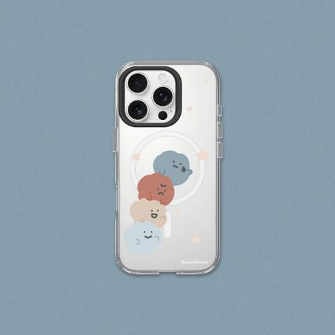 【犀牛盾】iPhone 13系列Clear(MagSafe兼容)透明防摔手機殼｜方坊系列-摘星星