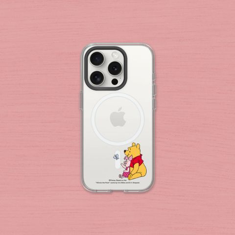 【犀牛盾】iPhone 16e Clear(MagSafe兼容)透明防摔手機殼｜小熊維尼系列-友尼真好
