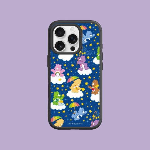 【犀牛盾】iPhone 16e SolidSuit(MagSafe兼容)手機殼｜Care Bears系列-夜空星語