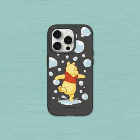 【犀牛盾】iPhone 16e SolidSuit(MagSafe兼容)手機殼｜小熊維尼系列-玩泡泡(多色可選)
