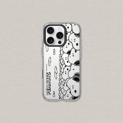 【犀牛盾】iPhone 14系列Clear透明防摔手機殼｜Snoopy史努比系列-滿滿的Snoopy