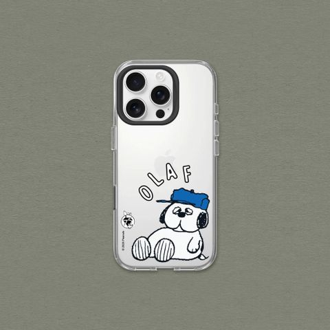 【犀牛盾】iPhone 14系列Clear透明防摔手機殼｜Snoopy史努比系列-75週年-歐拉夫休息中