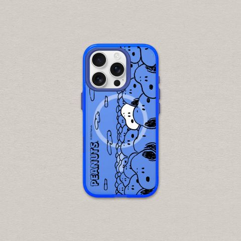 【犀牛盾】iPhone 15系列JellyTint(MagSafe兼容)透明防摔手機殼｜Snoopy史努比-滿滿的Snoopy