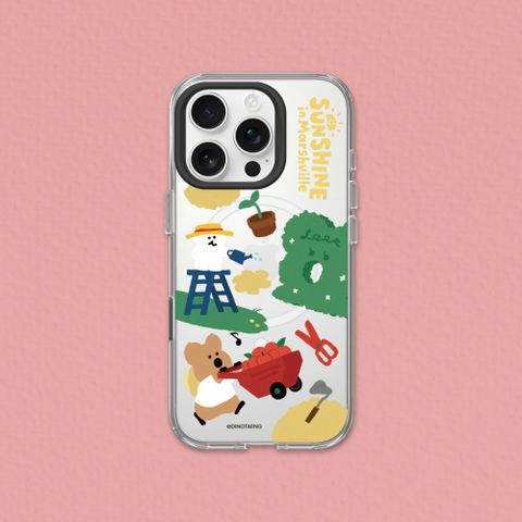 【犀牛盾】iPhone 14系列Clear(MagSafe 兼容)透明防摔手機殼-DINOTAENG系列-陽光果園