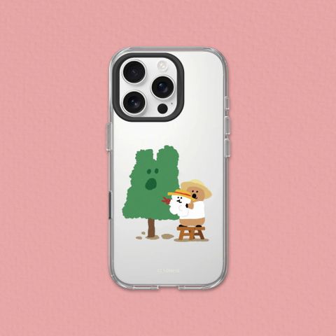 【犀牛盾】iPhone 15系列Clear透明防摔手機殼-DINOTAENG系列-QUOKKA & BOBO - 園藝大師