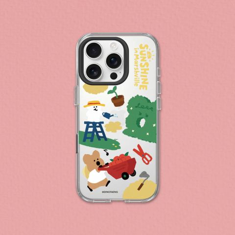 【犀牛盾】iPhone 14系列Clear透明防摔手機殼-DINOTAENG系列-陽光果園