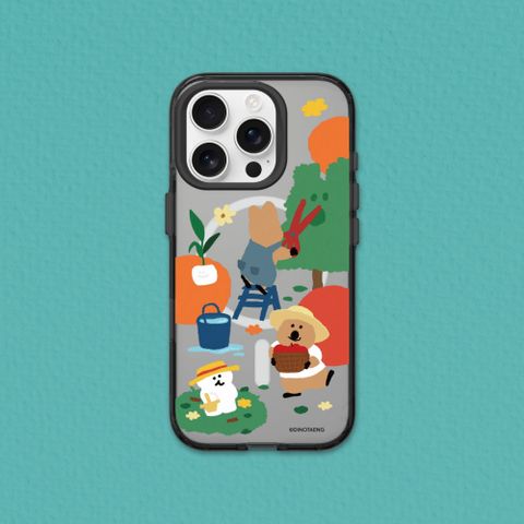 【犀牛盾】iPhone 16e JellyTint(MagSafe 兼容)透明防摔手機殼-DINOTAENG系列-果園小日子