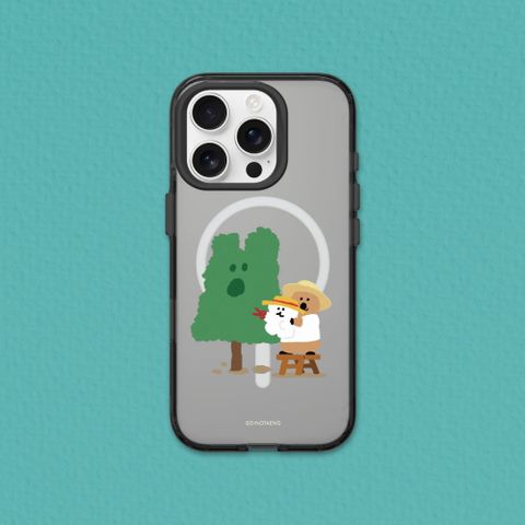 【犀牛盾】iPhone 14系列JellyTint(MagSafe 兼容)透明防摔手機殼-DINOTAENG-QUOKKA & BOBO - 園藝大師
