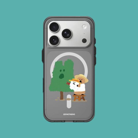 【犀牛盾】iPhone 17系列 Clear MagSafe兼容 透明防摔磁吸手機殼｜DINOTAENG-QUOKKA & BOBO - 園藝大師