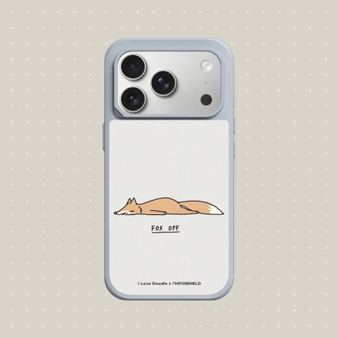 【犀牛盾】iPhone 17系列 SolidX MagSafe兼容 強化吸震緩衝防摔磁吸手機殼｜ilovedoodle系列-狐狸