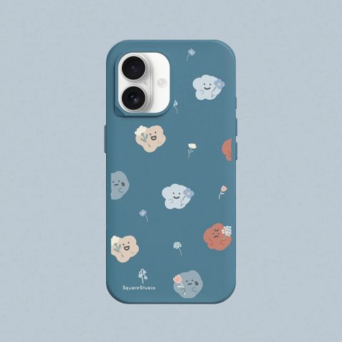 【犀牛盾】iPhone 17系列 SolidX 強化吸震緩衝防摔手機殼｜方坊系列-小花喜怒哀樂