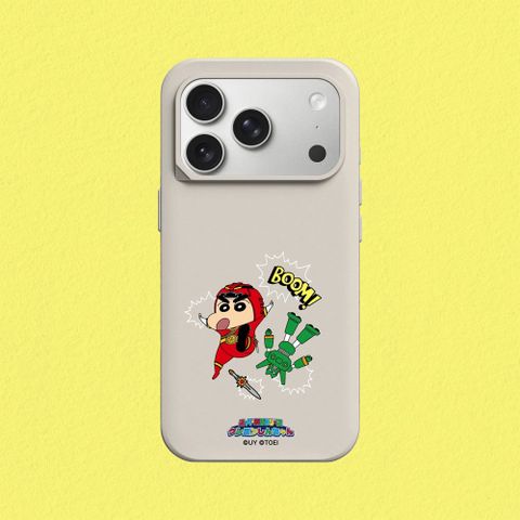 【犀牛盾】iPhone 17系列 SolidX MagSafe兼容 防摔磁吸手機殼｜蠟筆小新X超級戰隊-小新與康達姆機器人