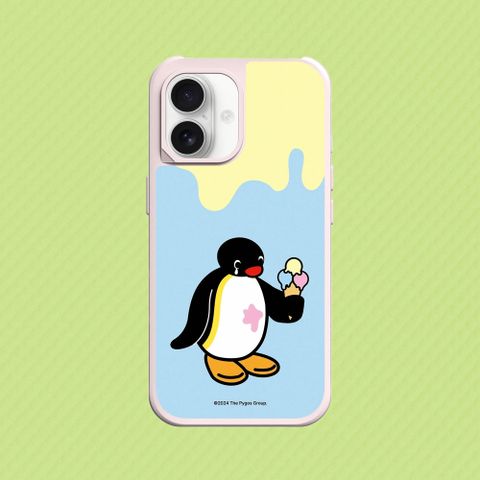 【犀牛盾】iPhone 17系列 SolidX 強化吸震緩衝防摔手機殼｜Pingu企鵝家族系列-Pingu - 我的冰淇淋