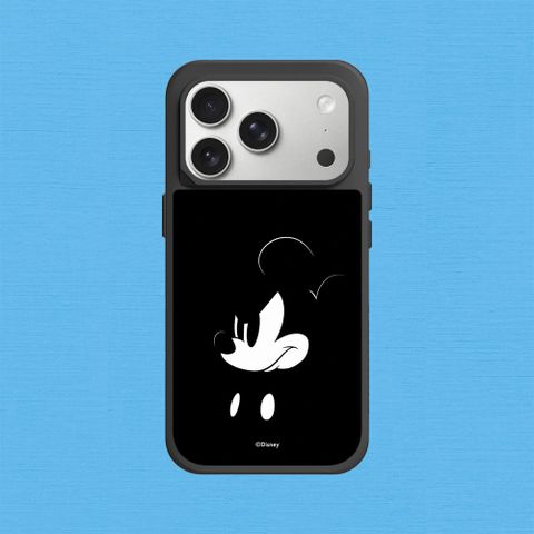 【犀牛盾】iPhone 17系列 SolidX 強化吸震緩衝防摔手機殼｜迪士尼-米奇系列-米奇黑設計