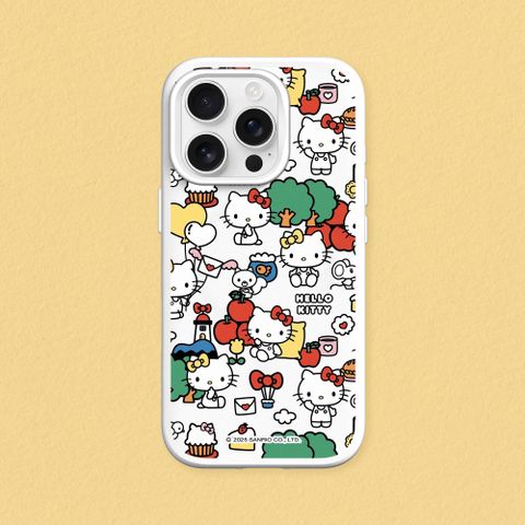 【犀牛盾】iPhone 13系列SolidSuit MagSafe兼容 經典防摔磁吸手機殼｜Hello Kitty-Hello Kitty&Mimmy