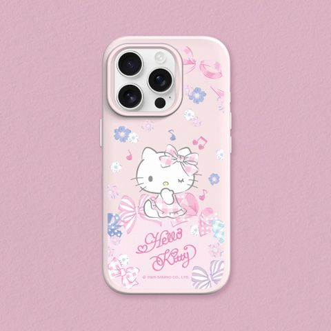 【犀牛盾】iPhone 16e SolidSuit 經典防摔背蓋手機殼｜Hello Kitty-夢幻蝴蝶結