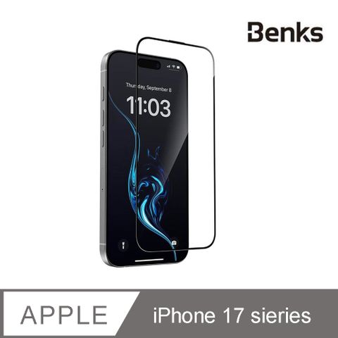 Benks iPhone 系列 康寧膜 玻璃保護貼│黑