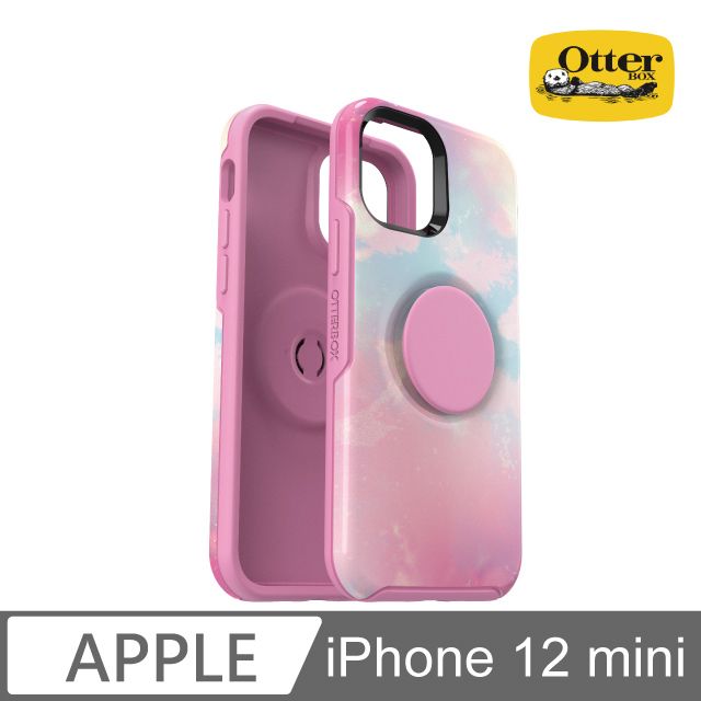 OTTERBOX  Otter + Pop iPhone 12 mini Symmetry炫彩幾何泡泡騷保護殼-粉彩