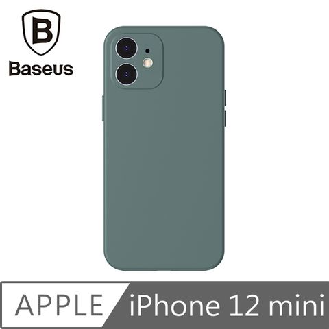 Baseus 倍思 iPhone 12 mini 液態矽膠防刮抗污保護殼 夜幕綠