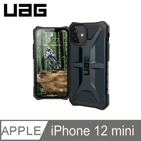 UAG iPhone 12 mini 耐衝擊保護殼-透藍