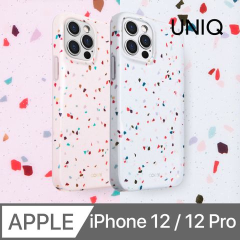 UNIQ COEHL Terrazzo 水磨石設計防摔殼 iPhone 12 / 12 Pro (6.1 吋)