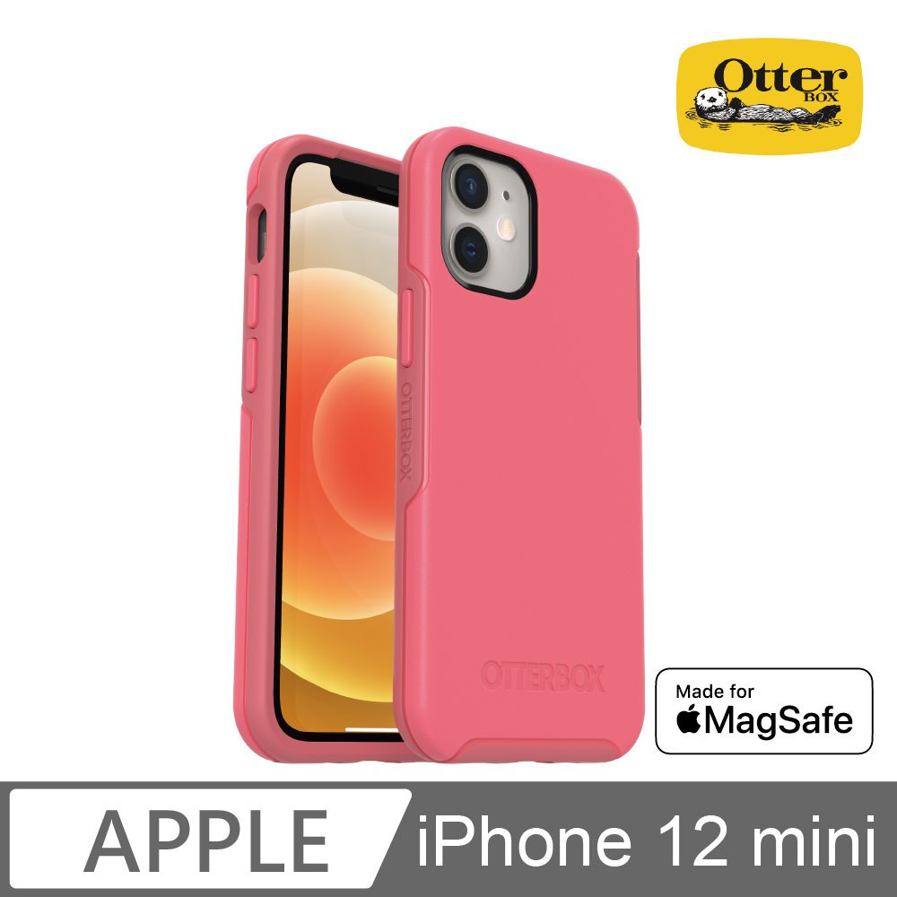 OTTERBOX  iPhone 12 mini Symmetry Plus 炫彩幾何保護殼-粉 (支援MagSafe)